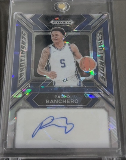 2024 Panini Prizm Draft Picks #SS-PBC Paolo Banchero Sensational Signatures — front
