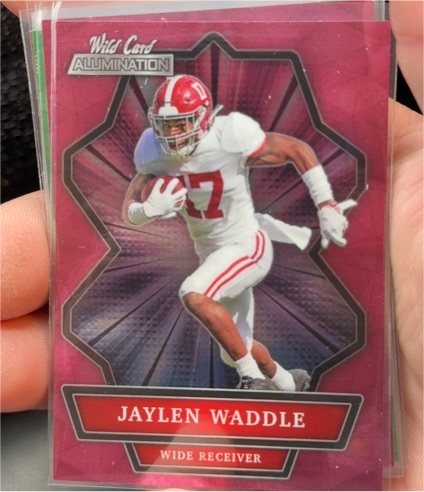2021 Wild Card Alumination #ABC-12 Jaylen Waddle — front