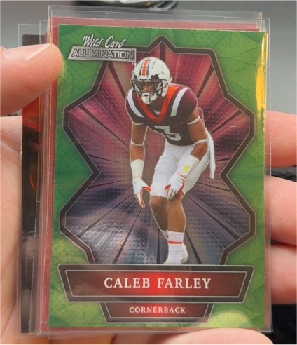 2021 Wild Card Alumination #ABC-15 Caleb Farley — front