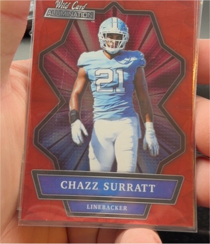 2021 Wild Card Alumination #ABC-57 Chazz Surratt — front