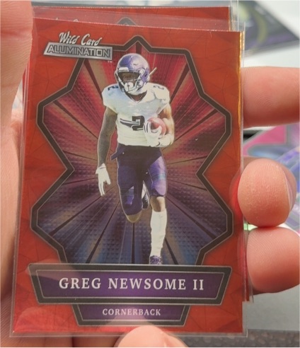 2021 Wild Card Alumination #ABC-65 Greg Newsome II — front