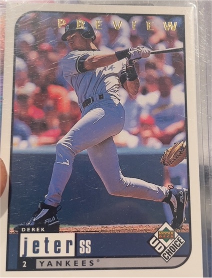 1999 Upper Deck Choice Preview #115 Derek Jeter — front