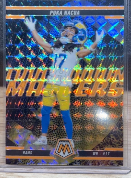 2025 Panini Mosaic #12 Puka Nacua Touchdown Masters — front