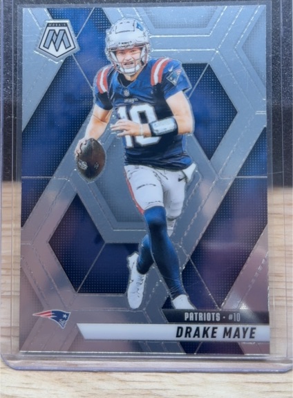 2025 Panini Mosaic #10 Drake Maye — front