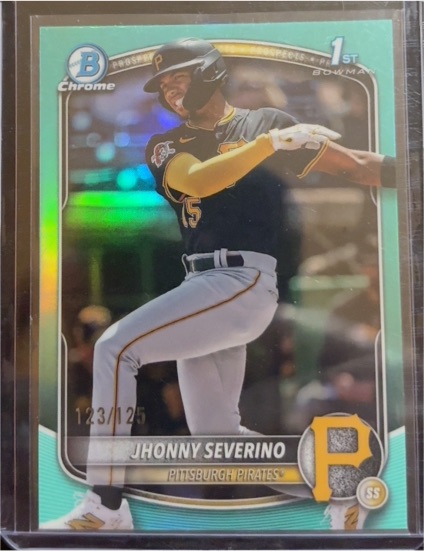 2025 Bowman Chrome #BCP-233 Jhonny Severino — front