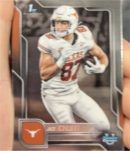 2025 Bowman Chrome University #78 Jack Endries — front