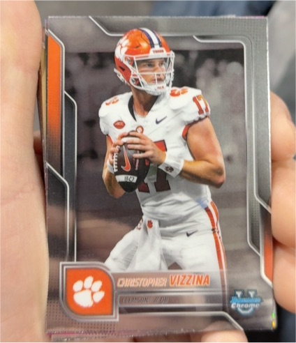 2025 Bowman Chrome University #178 Christopher Vizzina — front