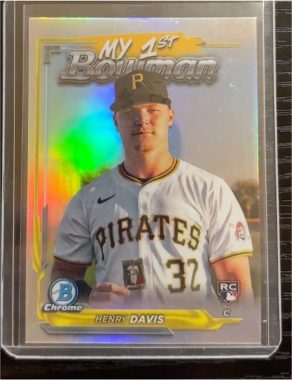 2024 Bowman Chrome #M1B-35 Henry Davis My 1st Bowman — front
