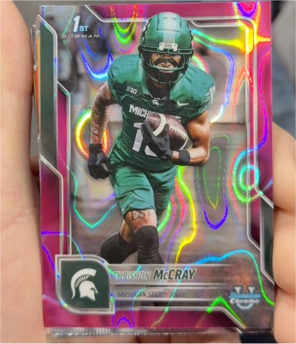 2025 Bowman Chrome #155 Chrishon McCray — front