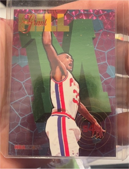 1995-96 NBA Hoops #S4 Grant Hill Slam! Grant Hill — front