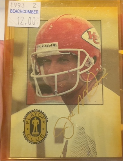 1993 Playoff Club #PC-1 Joe Montana — front