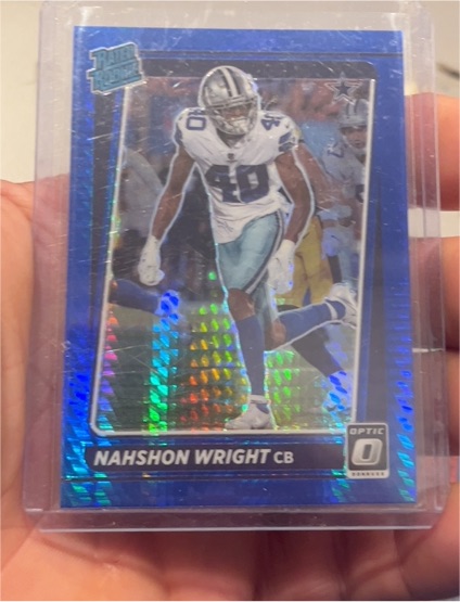 2021 Donruss Optic #202 Nahshon Wright — front