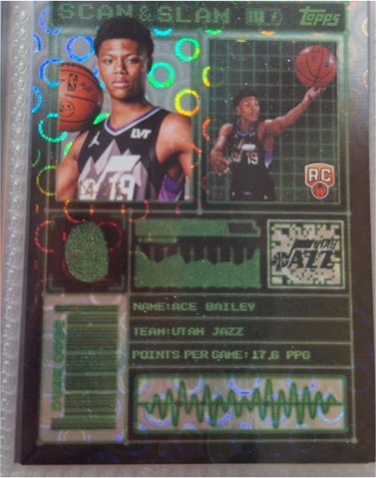 2025-26 Topps Scan And Slam #SS-30 Ace Bailey — front