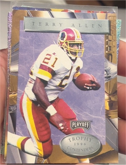 1996 Playoff Trophy Contenders #62 Terry Allen — front