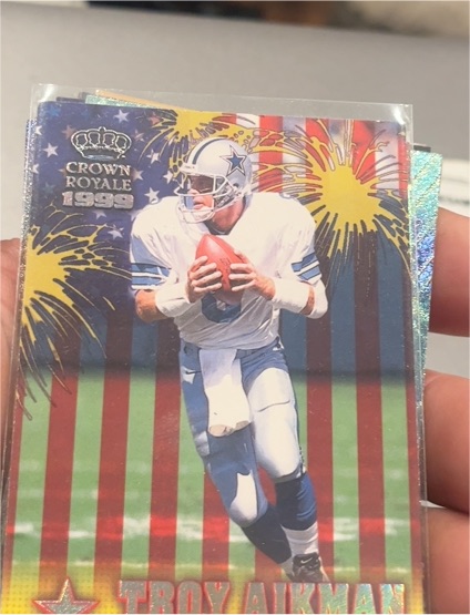1999 Pacific Crown Royale Franchise Glory Troy Aikman — front