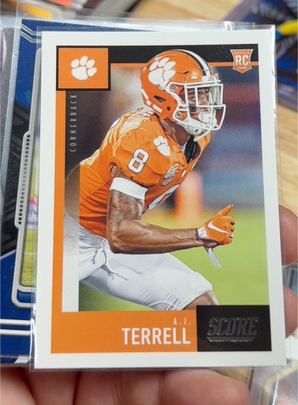 2020 Panini Score #399 A.J. Terrell — front