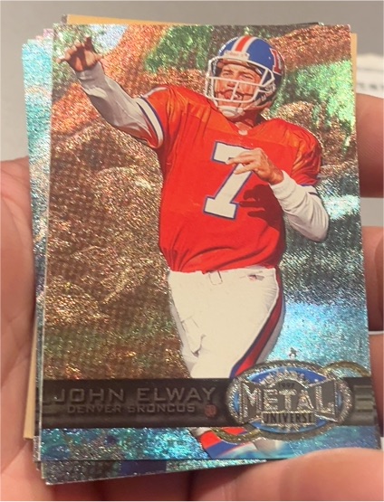 1997 Skybox Metal Universe #88 John Elway — front