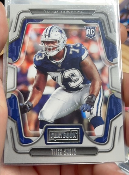 2022 Panini Playbook Tyler Smith Rookie Card — front