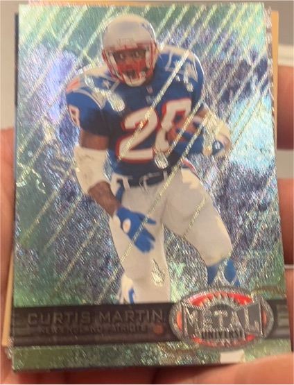 1997 Skybox Metal Universe #141 Curtis Martin — front