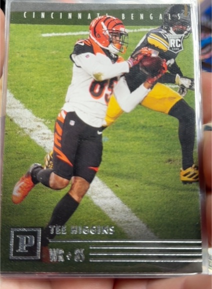 2020 Panini Chronicles #PA-19 Tee Higgins — front