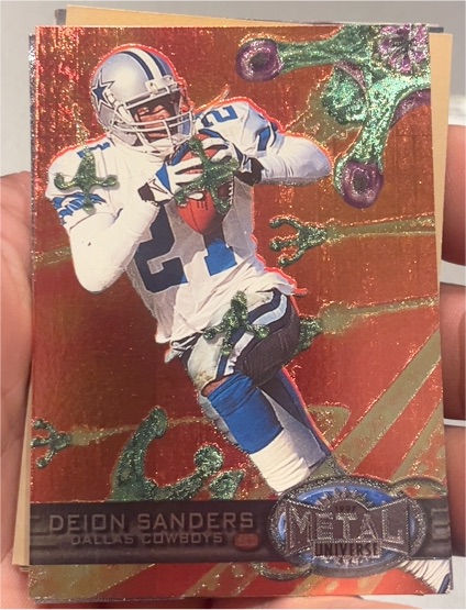 1997 SkyBox Metal Universe #135 Deion Sanders — front