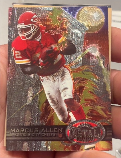 1997 Skybox Metal Universe #66 Marcus Allen — front