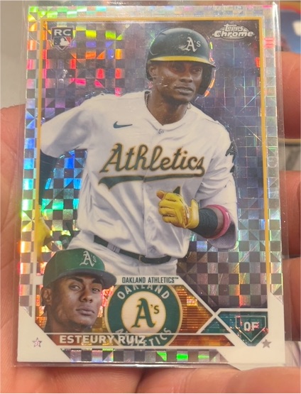 2023 Topps Chrome #99 Esteury Ruiz — front
