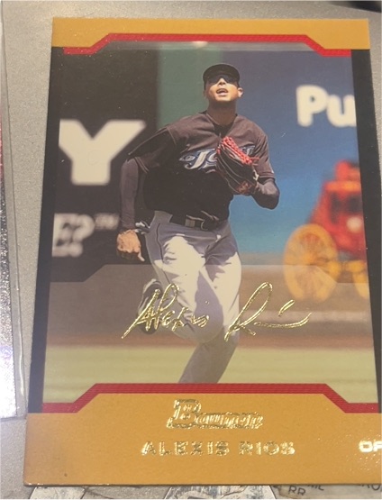 2004 Bowman Draft Picks & Prospects #BDP9 Alexis Rios — front