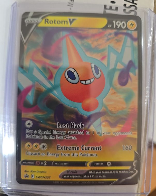 2022 Pokémon Rotom V #SWSH257 — front