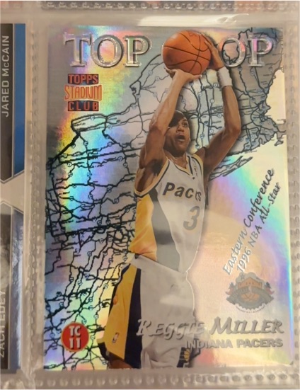 1996-97 Topps Stadium Club Top Crop #TC11 Reggie Miller — front
