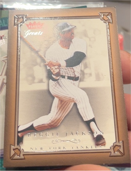 2004 Fleer Greats of the Game #21 Reggie Jackson — front