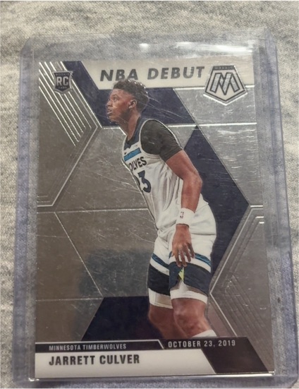 2019-20 Panini Mosaic #263 Jarrett Culver NBA Debut Rookie Card — front