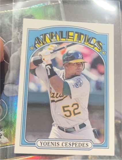 2013 Topps 1972 Minis #TM-60 Yoenis Cespedes — front