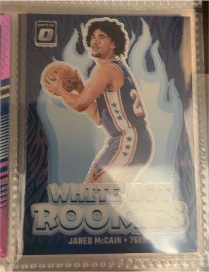 2024-25 Panini Donruss Optic #2 Jared McCain White Hot Rookies — front