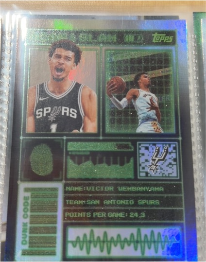 2025-26 Topps Scan & Slam #SS-15 Victor Wembanyama — front