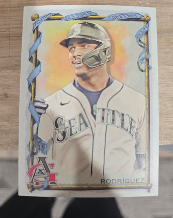 2023 Topps Allen & Ginter #3 Julio Rodriguez Seattle Mariners — front