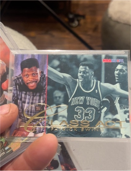 1995-96 NBA Hoops #236 Patrick Ewing Class Act — front