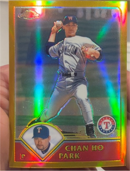2003 Topps Chrome #TBD Chan Ho Park — front