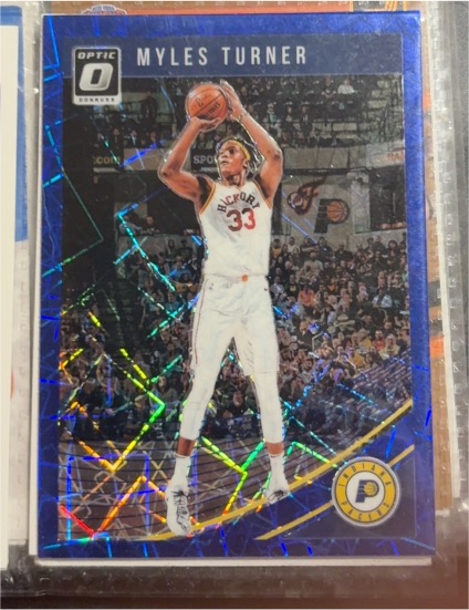 2018-19 Donruss Optic #142 Myles Turner — front