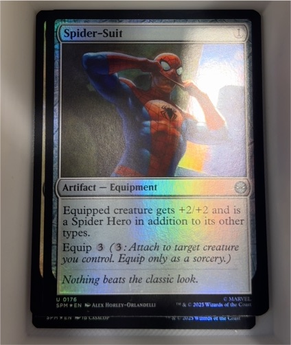 2025 Magic: The Gathering #0176 Spider-Suit — front
