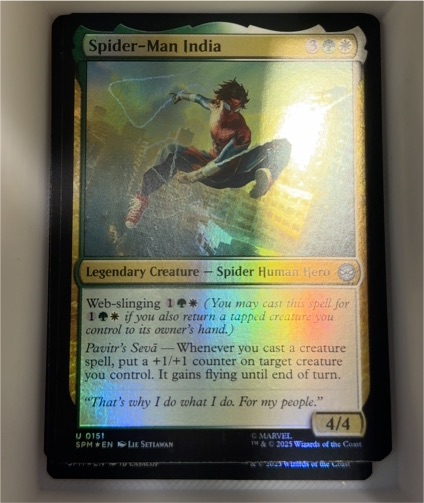 2025 Marvel's Spider-Man #151 Spider-Man India — front