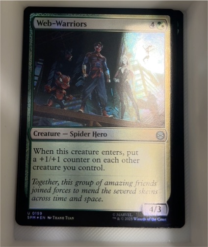 2023 Magic The Gathering Web-Warriors #0159 — front