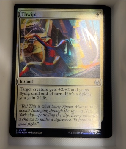 2025 MTG Marvel's Spider-Man #20 Thwip! — front