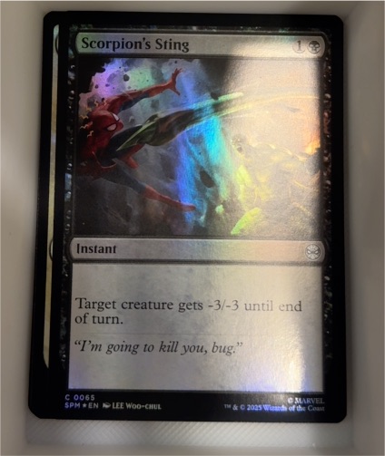 2023 Magic: The Gathering Scorpion's Sting — front