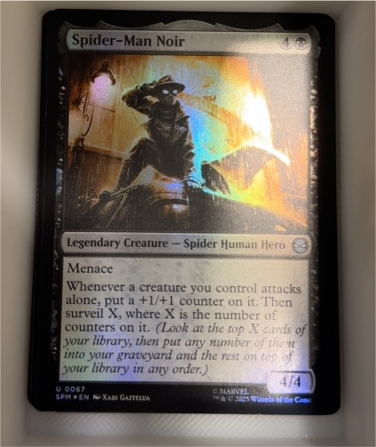 2025 Marvel's Spider-Man #67 Spider-Man Noir — front
