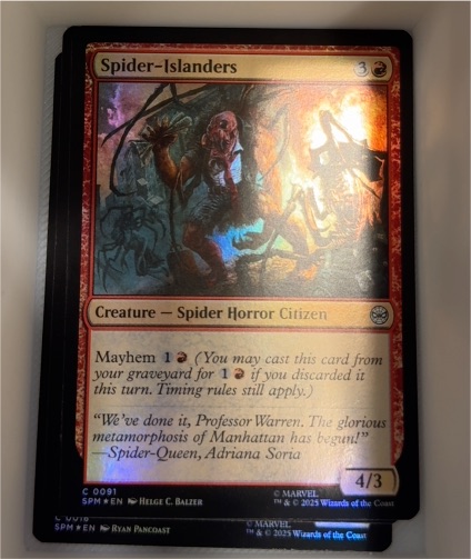 2025 Magic the Gathering Spider-Islanders — front