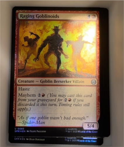 2025 Marvel's Spider-Man #85 Raging Goblinoids — front
