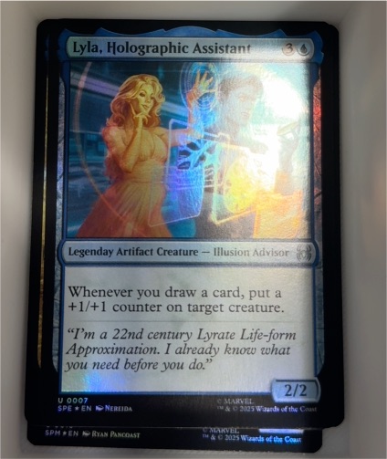 2023 MTG Spider-Man: Eternal #0007 Lyla, Holographic Assistant — front