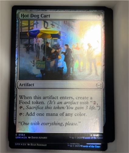 2025 Magic: The Gathering Hot Dog Cart #0164 — front