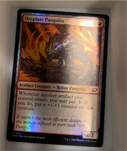 2025 Magic: The Gathering #0150 Oreplate Pangolin — front